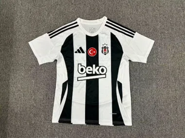 24-25 Beşiktaş Third away white and black jersey