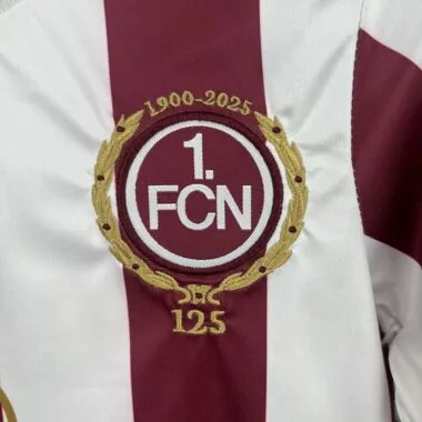 25-26 FC Nürnberg 125th kid kit with sponsor