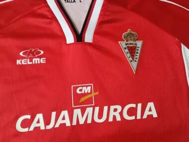 99-01 Real Murcia home retro red Jersey (S-2XL)