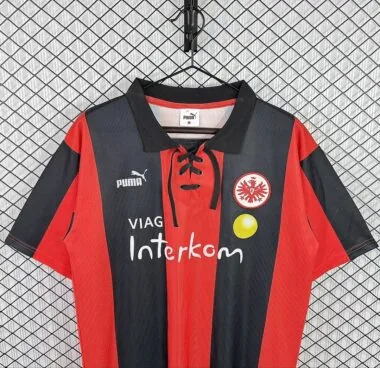 Camiseta retro de local del Eintracht de Fráncfort, temporada 1999/00 (tallas S-XXL)