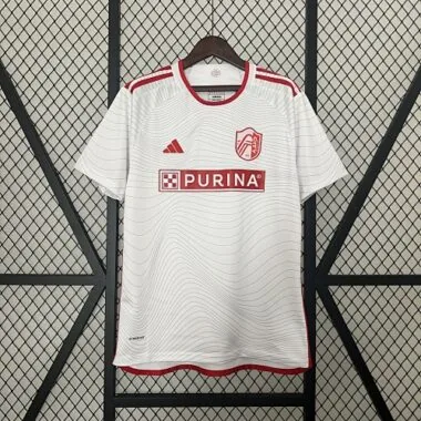 Camisa dos St. Louis, versão jogador, branca, para jogos em casa, 24-25