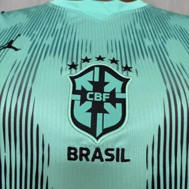 Brazil 2026 World Cup Goalkeeper Green Womens Jersey (S-XXL)