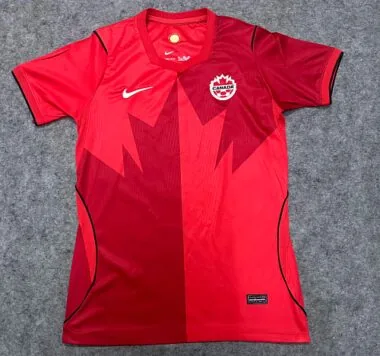 Woman Canada 2026 voetbalshirt voor thuiswedstrijden, maat S-2XL