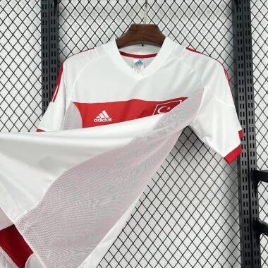 Retro Turkey 2002 away White jersey (S-2XL)
