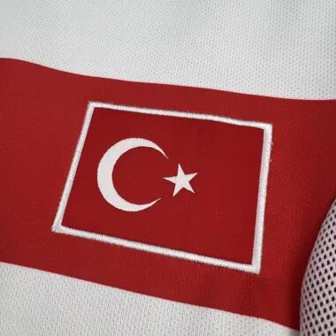 Retro Turkey 2002 away White jersey (S-2XL)