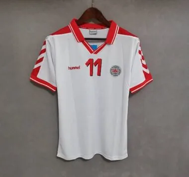 1998 Denmark away white