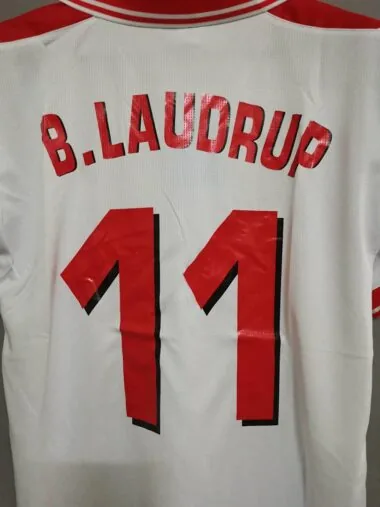 1998 Denmark away white