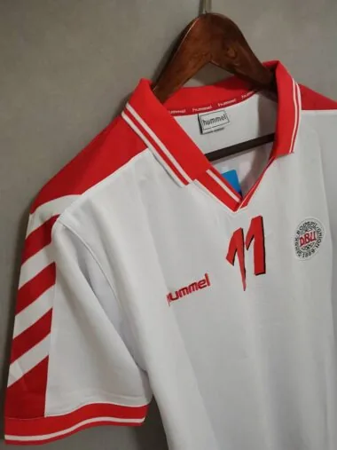 1998 Denmark away white