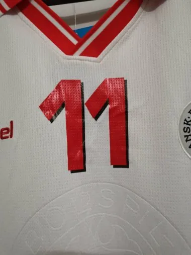 1998 Denmark away white