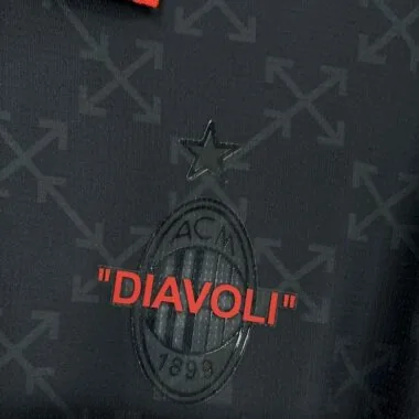 Maglia AC Milan edizione co-branded 25-26