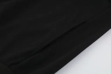 AD black hoodie suit