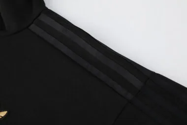 AD black hoodie suit