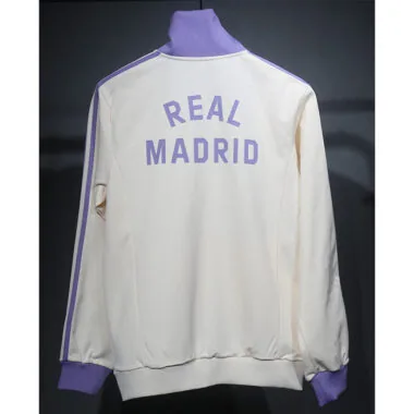 25-26 Real Madrid white and purple tracksuit