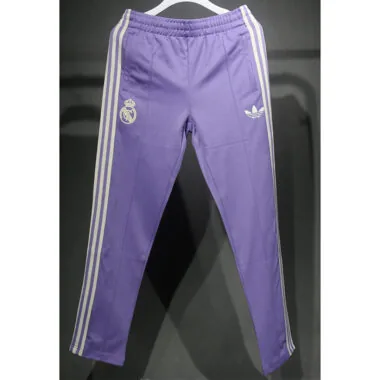 25-26 Real Madrid white and purple tracksuit