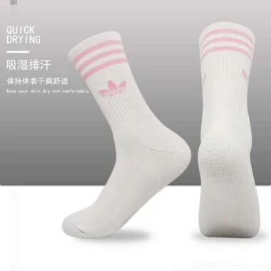 S2三杠纯棉运动袜