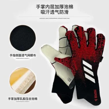 Guantes de portero A18 Falcon - con protectores para los dedos, talla 8910