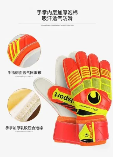 Guantes Uhlsport (con protectores para los dedos)