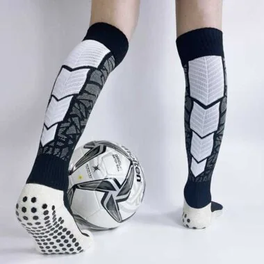Chaussettes DJ 5 à picots antidérapants 【Nylon + coton + picots antidérapants】