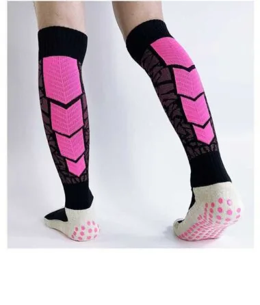 Chaussettes DJ 5 à picots antidérapants 【Nylon + coton + picots antidérapants】