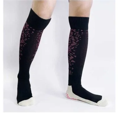 Chaussettes DJ 5 à picots antidérapants 【Nylon + coton + picots antidérapants】