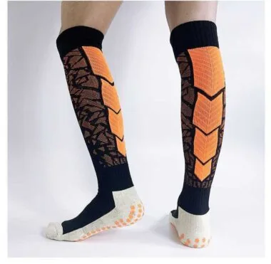 Chaussettes DJ 5 à picots antidérapants 【Nylon + coton + picots antidérapants】