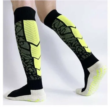Chaussettes DJ 5 à picots antidérapants 【Nylon + coton + picots antidérapants】
