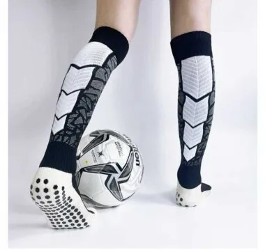 Chaussettes DJ 5 à picots antidérapants 【Nylon + coton + picots antidérapants】