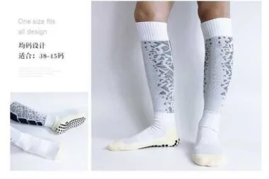 Chaussettes DJ 5 à picots antidérapants 【Nylon + coton + picots antidérapants】