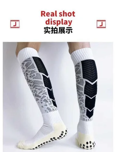Chaussettes DJ 5 à picots antidérapants 【Nylon + coton + picots antidérapants】