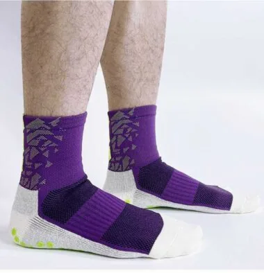 Calcetines cortos con relieve en forma de escamas DJ3 【Nailon + algodón + relieve antideslizante】