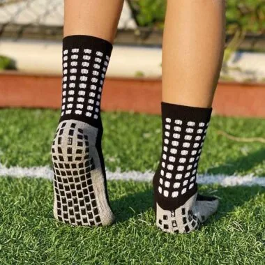 DJD7 : Chaussettes courtes à motifs carrés en polyester-coton