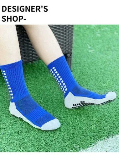 DJD7 : Chaussettes courtes à motifs carrés en polyester-coton