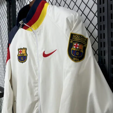 25-26 Barcelona 1899 white windbreaker