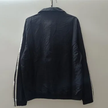 25-26 AD Black windbreaker