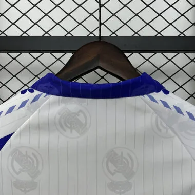 Veste coupe-vent réversible bleu et blanc du Real Madrid, 24-25