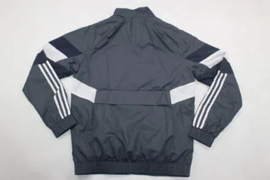 Real Madrid gray windbreaker