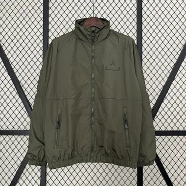 2024 New Dark green windbreaker