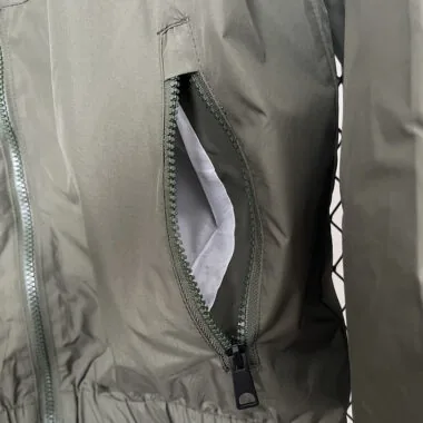 2024 New Dark green windbreaker