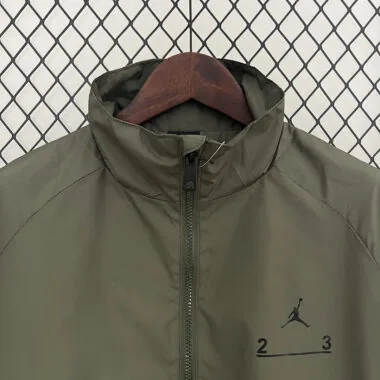 2024 New Dark green windbreaker