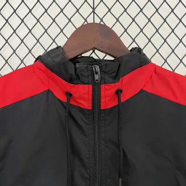 Nouveau coupe-vent 2024 rouge, blanc et noir