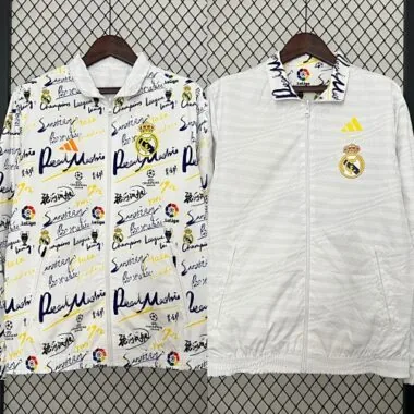 24-25 Real Madrid Trench Coat Reversible