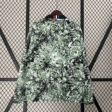 24-25 Manchester United green and black Trench Coat Reversible