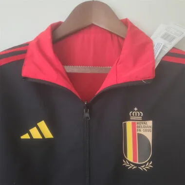 2022 Belgium Trench Coat Reversible Black/Red