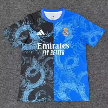 Maglia edizione speciale blu e nera Real Madrid 2025/26
