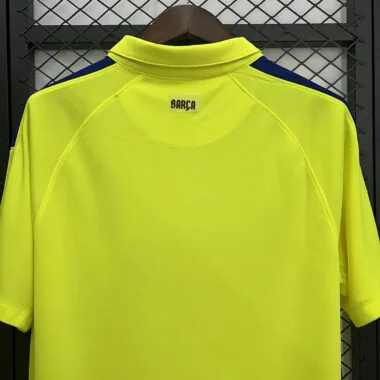 14-15 Camisola retro de terceiro equipamento do Barcelona para jogos fora de casa