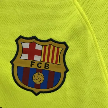 14-15 Camisola retro de terceiro equipamento do Barcelona para jogos fora de casa
