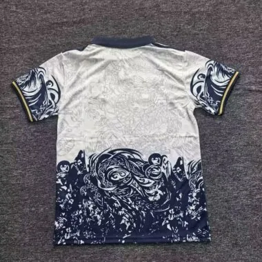 25-26 Real Madrid white and blue dragon jersey