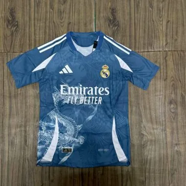 25-26 Real Madrid blue dragon Jersey