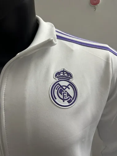 25-26 Real Madrid white retro model jacket