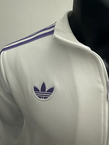 25-26 Real Madrid white retro model jacket